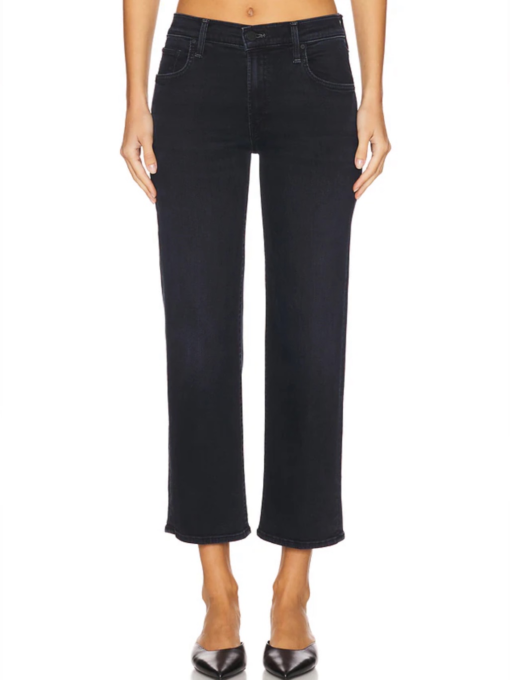 Lil' Mother Petite Mid Rise Zip Rambler Jeans In Night In Venice! Size 24